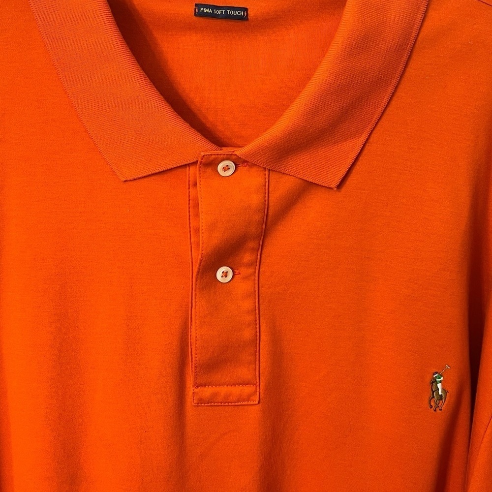 POLO RALPH LAUREN PIMA SOFT TOUCH SIZE 4XB BIG. IN VERY GOOD/EXCELLENT CONDIT☑️